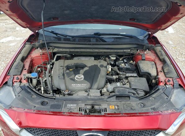 JM3KFABM5K1595333 2019 MAZDA CX-5 Красный Вид подкапотного пространства