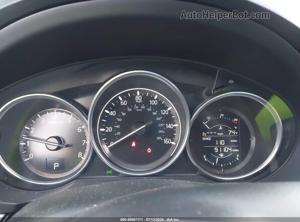 JM3KFABM6K0541352 2019 MAZDA CX-5 Blue Հետևի նստատեղերի տեսք