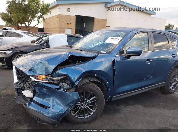 JM3KFABM6K0541352 2019 MAZDA CX-5 Blue Դիմացի տեսք