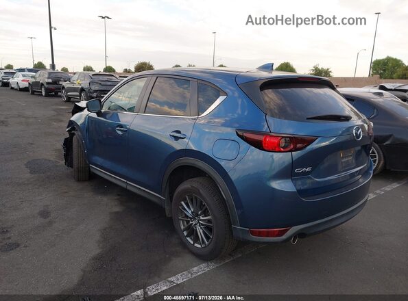 JM3KFABM6K0541352 2019 MAZDA CX-5 Blue Հետևի ձախ