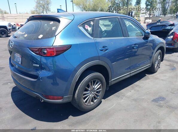 JM3KFABM7J1432519 2018 MAZDA CX-5 Синий Задняя правая четверть