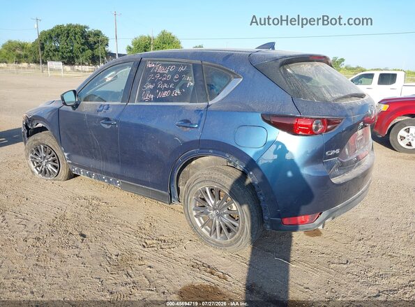 JM3KFABM9M0334733 2021 MAZDA CX-5 Blue უკანა მარცხენა
