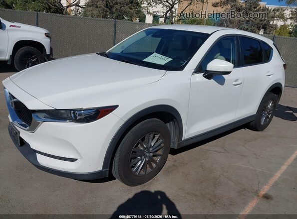 JM3KFACL0H0198164 2017 MAZDA CX-5 White Vista tres cuartos delantera izquierda