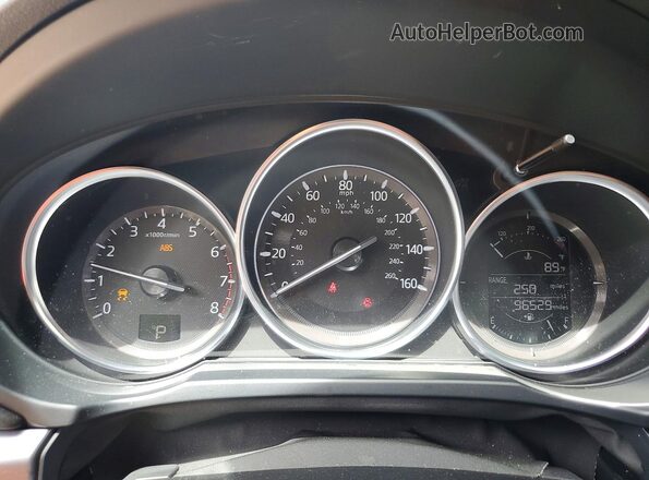 JM3KFACL5H0118499 2017 MAZDA CX-5 Черный Вид щитка приборов
