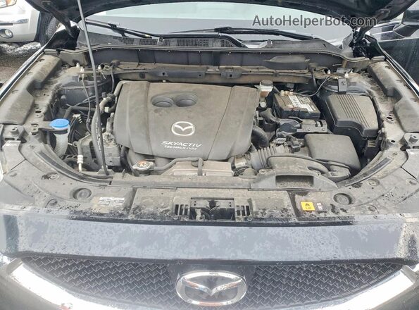 JM3KFACL5H0187435 2017 MAZDA CX-5 Black ძრავის განყოფილების ხედი