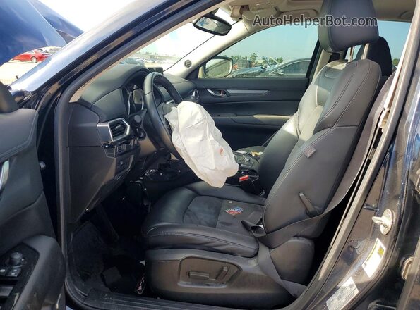 JM3KFACL5H0190898 2017 MAZDA CX-5 Blue Widok wnętrza z przodu