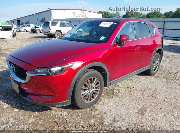 JM3KFACL5H0213497 2017 MAZDA CX-5 Maroon წინა მარცხენა ხედი სამი მეოთხედიდან