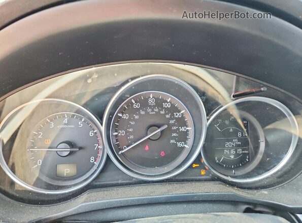 JM3KFACL7H0136535 2017 MAZDA CX-5 Black ხელსაწყოთა პანელის ხედი