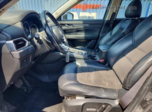 JM3KFACL7H0136535 2017 MAZDA CX-5 Black წინა სალონის ხედი