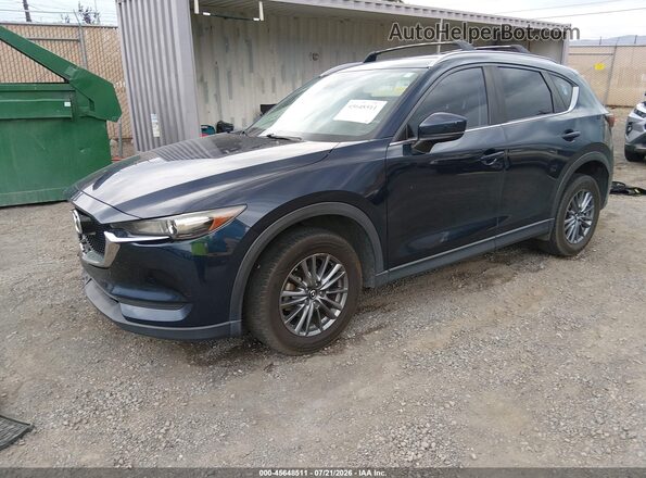 JM3KFACL9H0119364 2017 MAZDA CX-5 Синий Передняя левая четверть