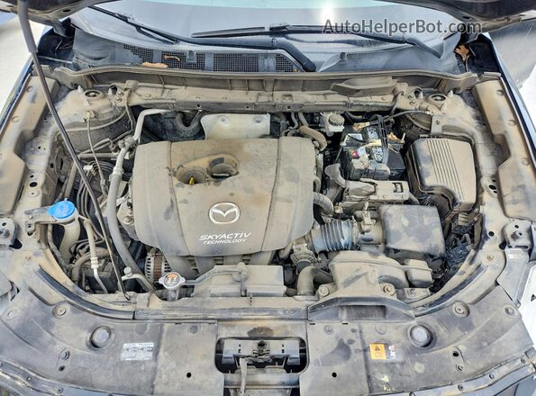 JM3KFACL9H0196056 2017 MAZDA CX-5 Black Vista del compartimento del motor