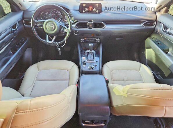 JM3KFACM0J1460161 2018 MAZDA CX-5 White Vista del salpicadero