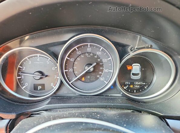 JM3KFACM0J1460161 2018 MAZDA CX-5 White Vista del cuadro de instrumentos
