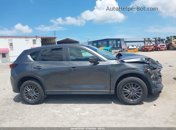 JM3KFACM0K0654048 2019 MAZDA CX-5 Gray Widok wnętrza z tyłu