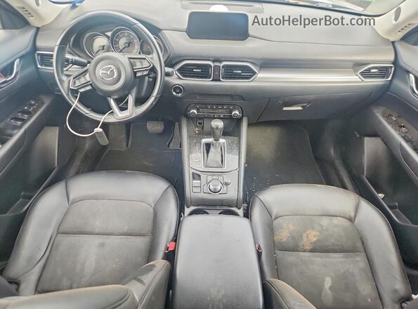 JM3KFACM0K1530016 2019 MAZDA CX-5 Blue Вид панелі приладів