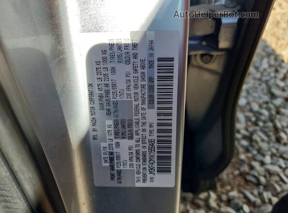 JM3KFACM1K1569486 2019 MAZDA CX-5 Silver VIN sticker view