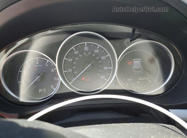 JM3KFACM2J1459481 2018 MAZDA CX-5 White Instrument cluster view