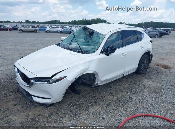 JM3KFACM2K0520352 2019 MAZDA CX-5 White Vista tres cuartos delantera izquierda