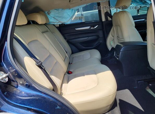 JM3KFACM2L0729494 2020 MAZDA CX-5 Black Rear seats view