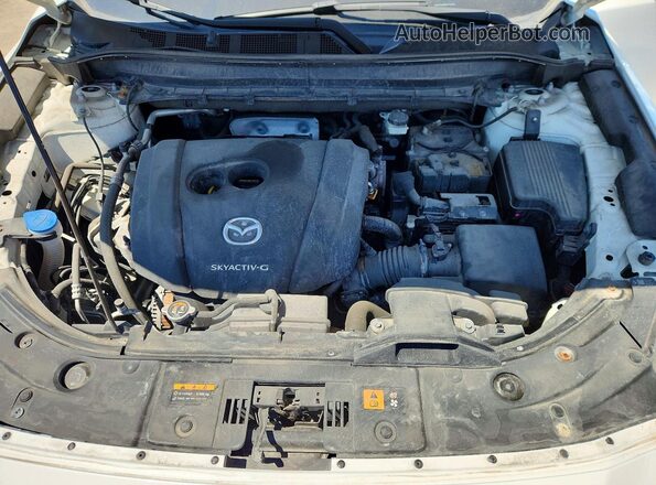 JM3KFACM2M0126739 2021 MAZDA CX-5 Белый Вид подкапотного пространства