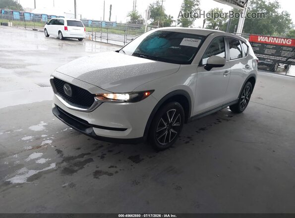 JM3KFACM3J0421697 2018 MAZDA CX-5 White Vista tres cuartos delantera izquierda