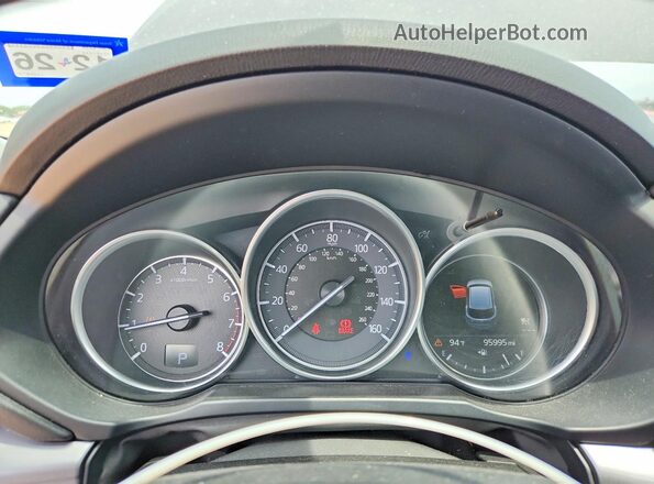 JM3KFACM3J1469730 2018 MAZDA CX-5 Gray ხელსაწყოთა პანელის ხედი