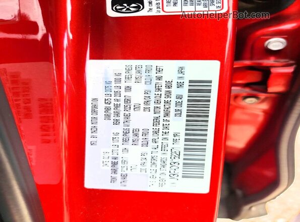 JM3KFACM3K1582871 2019 MAZDA CX-5 Red VIN sticker view