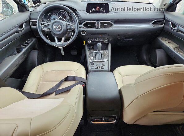 JM3KFACM3K1593188 2019 MAZDA CX-5 White Dashboard view