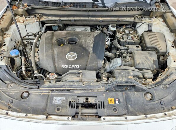 JM3KFACM3K1593188 2019 MAZDA CX-5 White Engine compartment view