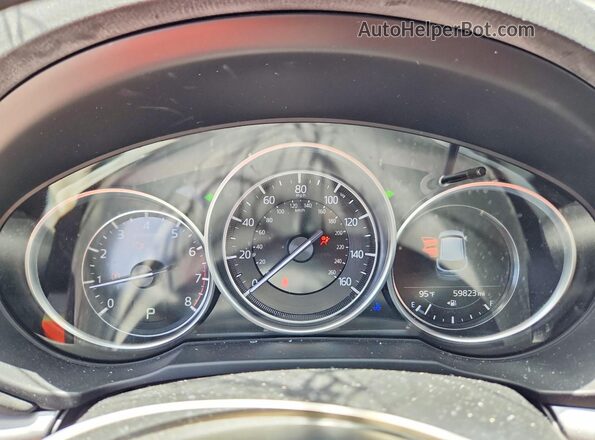 JM3KFACM3L0784620 2020 MAZDA CX-5 Red ხელსაწყოთა პანელის ხედი