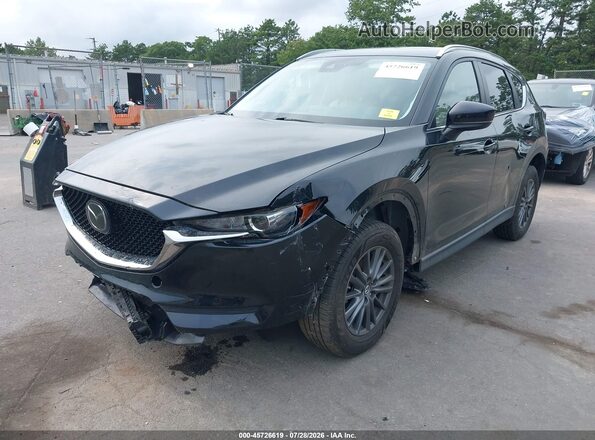 JM3KFACM3L0801819 2020 MAZDA CX-5 Black წინა მარცხენა ხედი სამი მეოთხედიდან