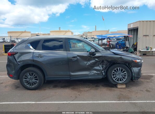 JM3KFACM3L1861688 2020 MAZDA CX-5 Gray Widok wnętrza z tyłu