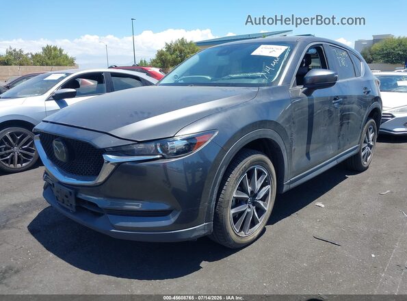 JM3KFACM4J0311533 2018 MAZDA CX-5 Gray წინა მარცხენა ხედი სამი მეოთხედიდან