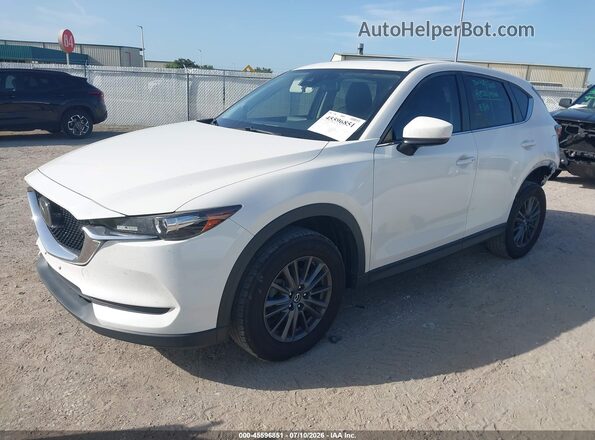 JM3KFACM4K0666509 2019 MAZDA CX-5 White Vista tres cuartos delantera izquierda