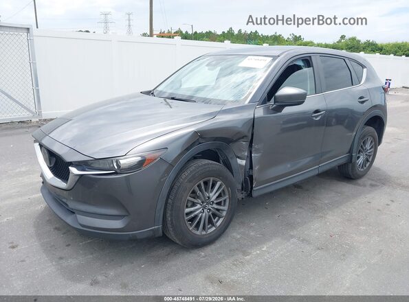JM3KFACM4K1500162 2019 MAZDA CX-5 Gray Առջևի ձախ երեք քառորդ տեսարան