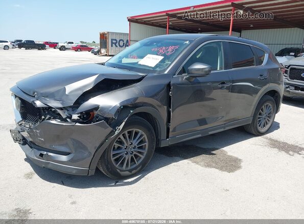JM3KFACM4K1650112 2019 MAZDA CX-5 Gray Առջևի ձախ երեք քառորդ տեսարան