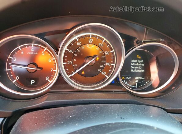 JM3KFACM4M0383546 2021 MAZDA CX-5 Blue Вид щитка приладів