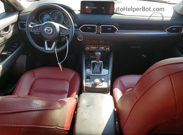 JM3KFACM4M0383546 2021 MAZDA CX-5 Blue Вид панелі приладів