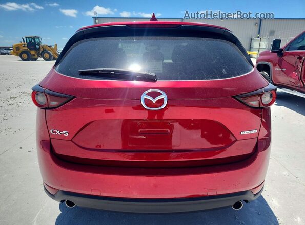 JM3KFACM4M0418246 2021 MAZDA CX-5 Red Vista trasera