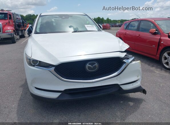 JM3KFACM5J0338420 2018 MAZDA CX-5 White ხელსაწყოთა პანელის ხედი