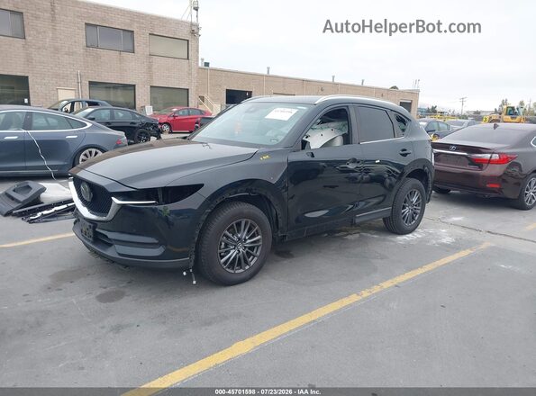 JM3KFACM5M0317202 2021 MAZDA CX-5 Черный Передняя левая четверть