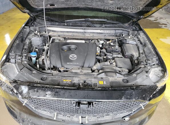 JM3KFACM5M0354492 2021 MAZDA CX-5 Black Vista del compartimento del motor