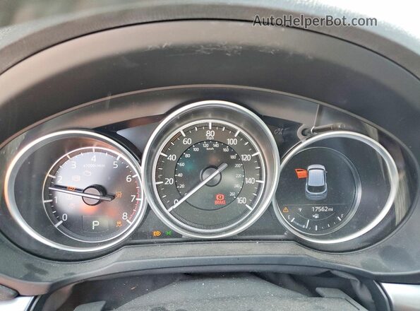 JM3KFACM5M0419101 2021 MAZDA CX-5 Gray Սարքավորումների վահանակի տեսք