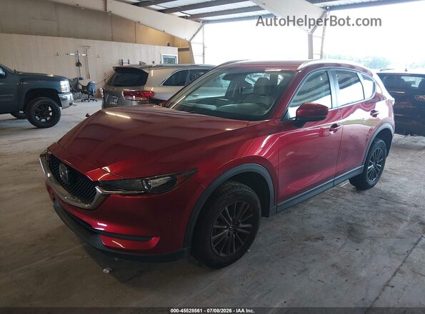 JM3KFACM5M1377894 2021 MAZDA CX-5 Red Առջևի ձախ երեք քառորդ տեսարան