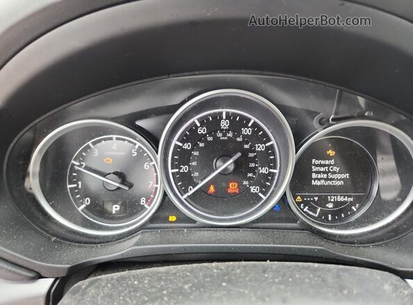 JM3KFACM6K1648071 2019 MAZDA CX-5 White Widok zestawu wskaźników