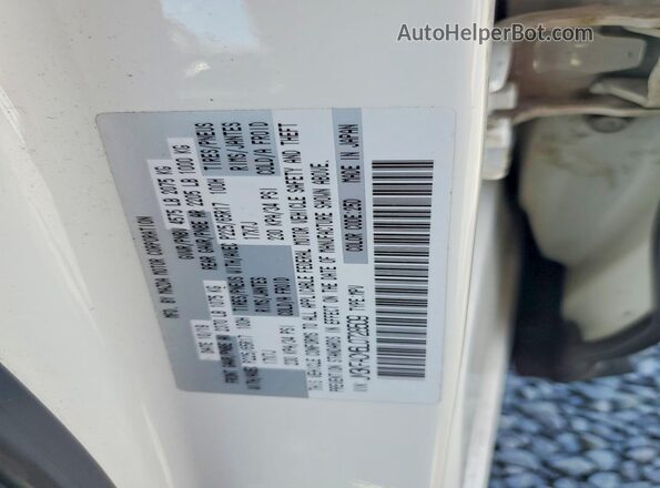 JM3KFACM6L0728509 2020 MAZDA CX-5 White Vista de la etiqueta del VIN