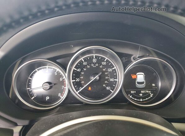 JM3KFACM6L1832864 2020 MAZDA CX-5 White Vista del cuadro de instrumentos