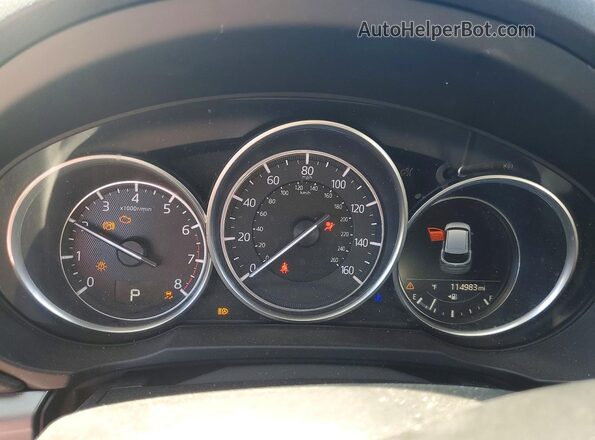 JM3KFACM7J1448279 2018 MAZDA CX-5 Синий Вид щитка приборов