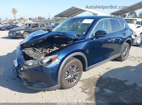 JM3KFACM7L0700024 2020 MAZDA CX-5 Blue Przód lewy