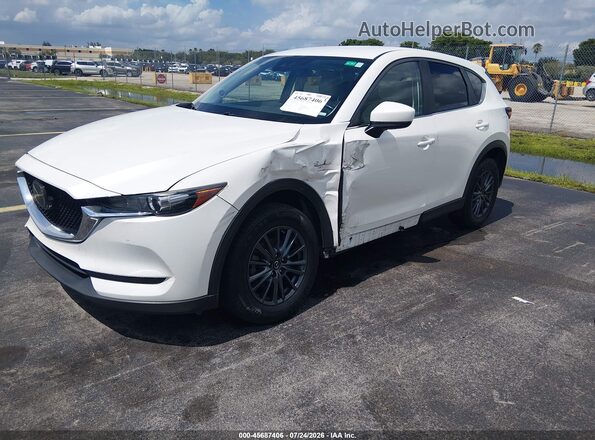 JM3KFACM7L0742211 2020 MAZDA CX-5 White Vista tres cuartos delantera izquierda